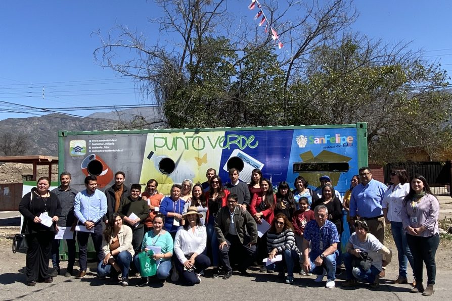 Vecinos/as de San Felipe consiguieron instalar punto limpio de reciclaje