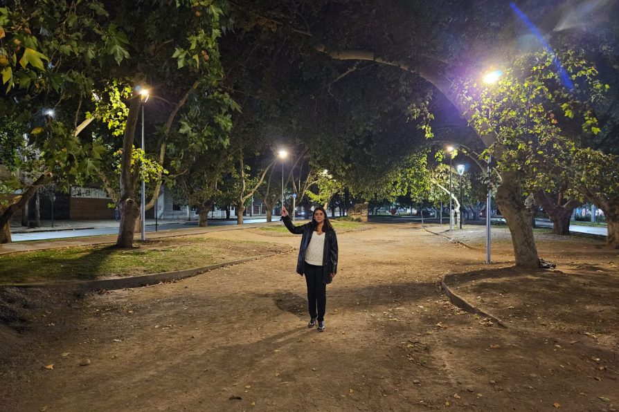 “Aplausos para el municipio, con esta iluminación es como se recuperan los espacios públicos en San Felipe”, afirmó la Delegada Maricel Martínez