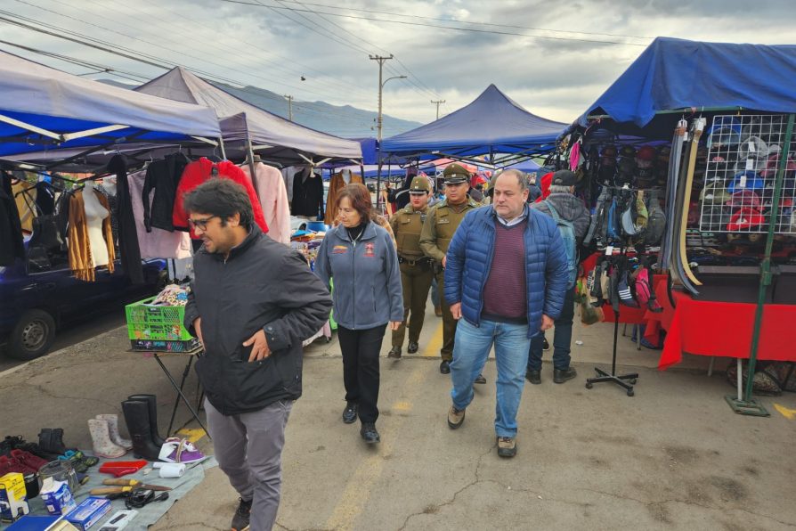 Nueva fiscalización a Feria Diego de Almagro constata más orden y seguridad, además de brindar servicios sociales