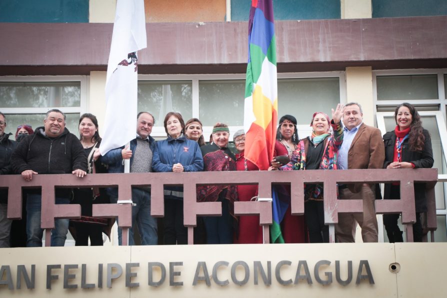 Delegación Presidencial iza bandera de los Pueblos Originarios