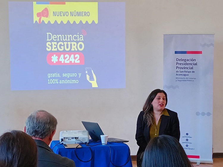 En San Felipe, Subsecretaría de Prevención del Delito promueve programas “Denuncia Seguro y Apoyo a Víctimas”