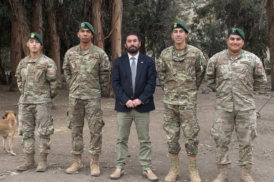 Delegado Presidencial Provincial de San Felipe visitó el Campo de Instrucción Los Patos